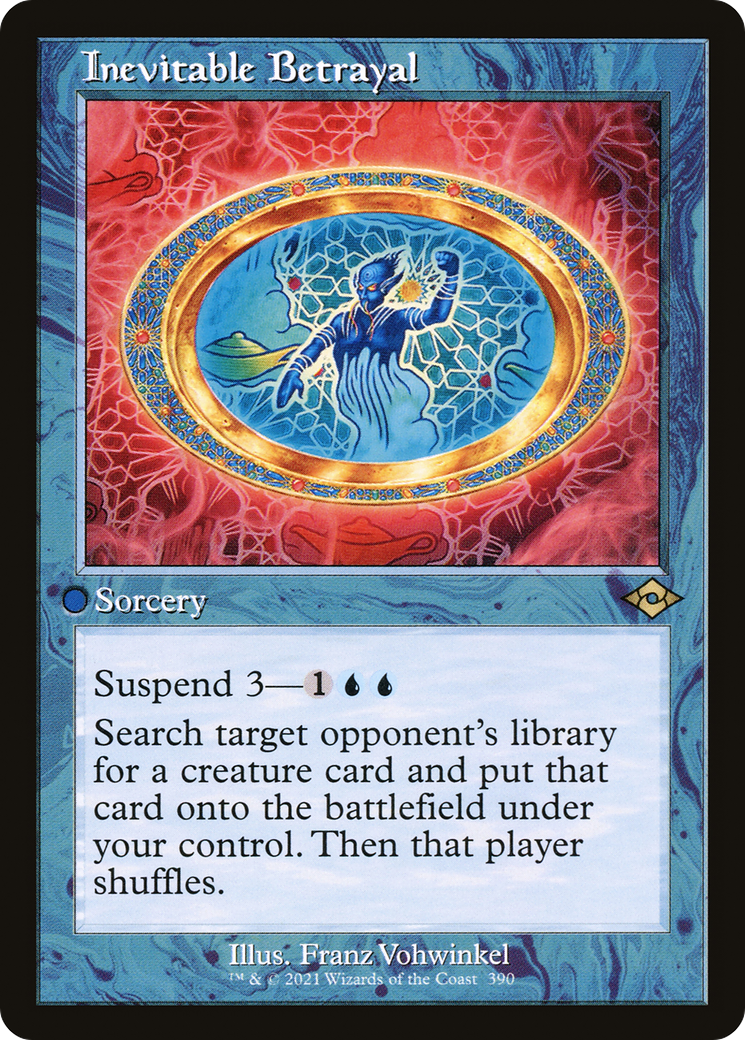 Inevitable Betrayal [Etched Foil]  (MH2-390) - [Modern Horizons 2] - Trinity Hobby