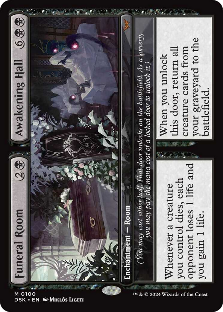 Funeral Room // Awakening Hall [Duskmourn: House of Horror] - Trinity Hobby