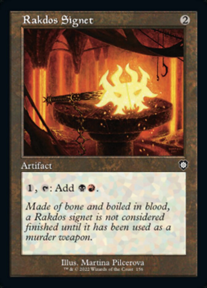 Rakdos Signet (Retro) [The Brothers' War Commander] - Trinity Hobby