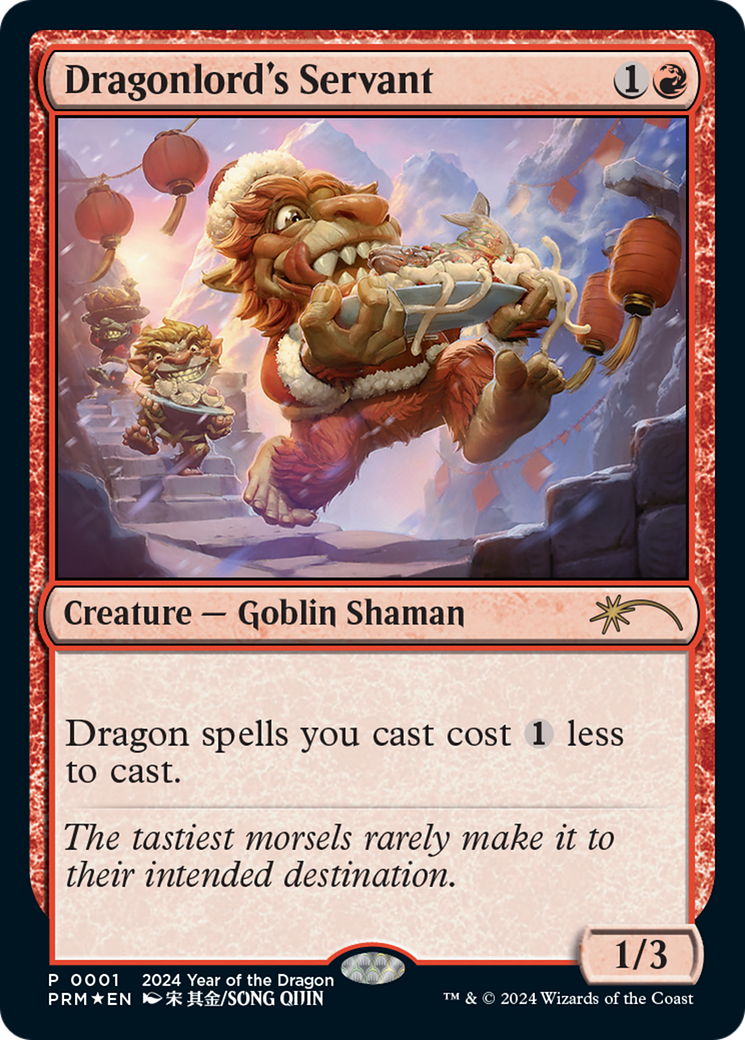 Dragonlord's Servant (Year of the Dragon 2024) [Standard Showdown Promos] - Trinity Hobby