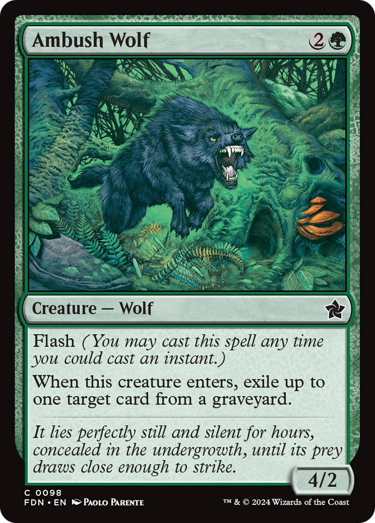 Ambush Wolf [Foundations] - Trinity Hobby