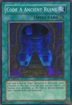 Code A Ancient Ruins [CRMS-EN088] Super Rare - Trinity Hobby