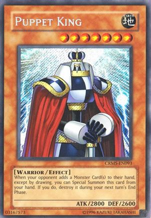 Puppet King [CRMS-EN093] Secret Rare - Trinity Hobby