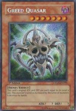 Greed Quasar [CRMS-EN098] Secret Rare - Trinity Hobby