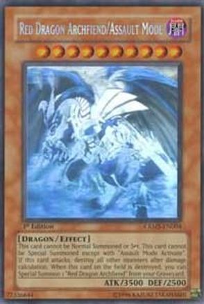 Red Dragon Archfiend/Assault Mode [CRMS-EN004] Ghost Rare - Trinity Hobby