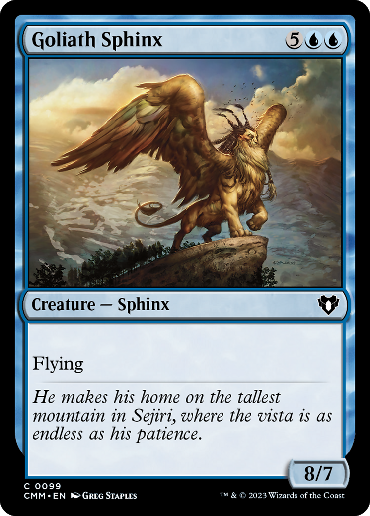 Goliath Sphinx [Commander Masters] - Trinity Hobby