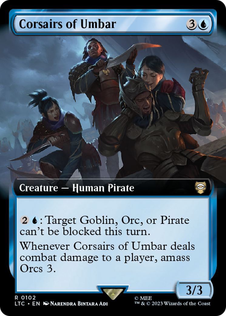 Corsairs of Umbar (Extended Art) [The Lord of the Rings: Tales of Middle-Earth Commander] - Trinity Hobby