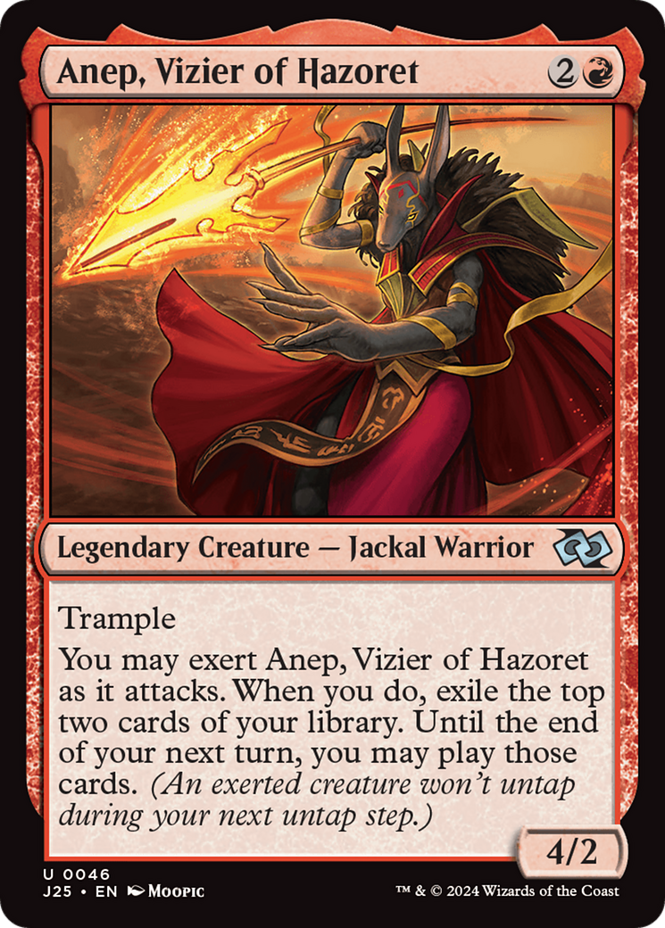 Anep, Vizier of Hazoret (Anime) [Foundations Jumpstart] - Trinity Hobby