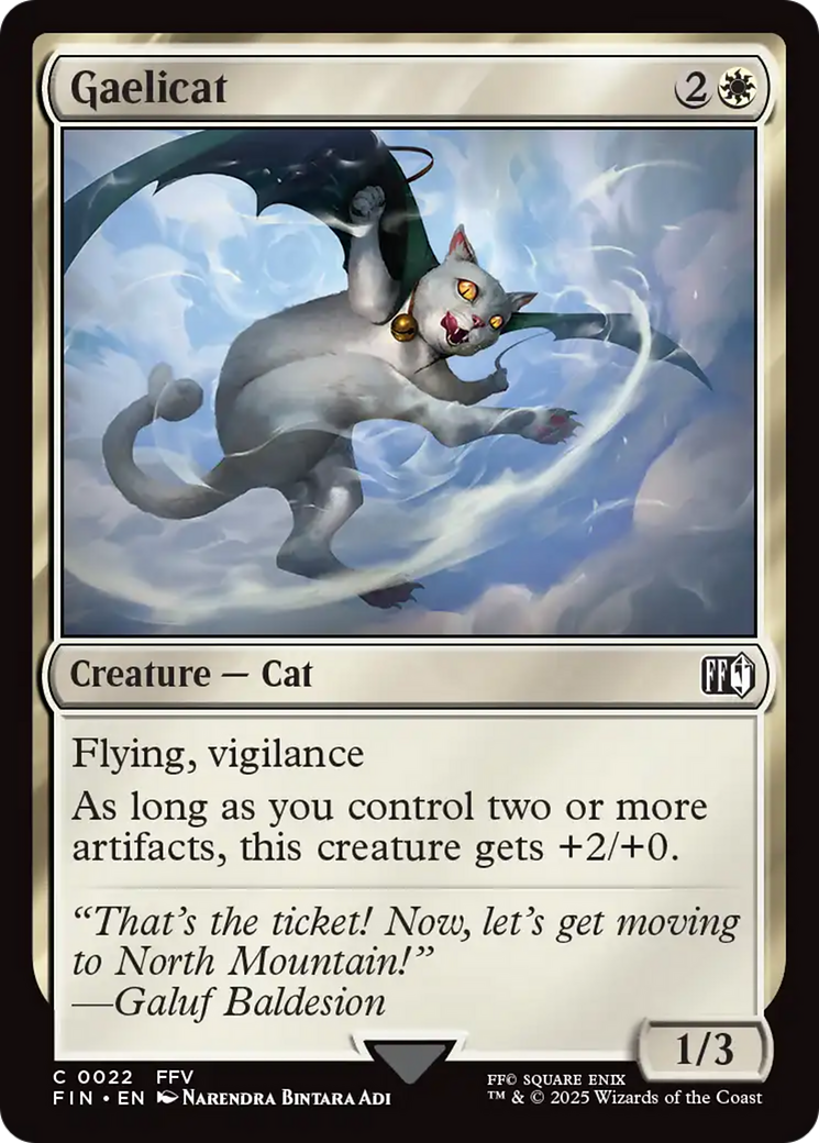 Gaelicat  [Foil]  (FIN-022) - [FINAL FANTASY] - Trinity Hobby