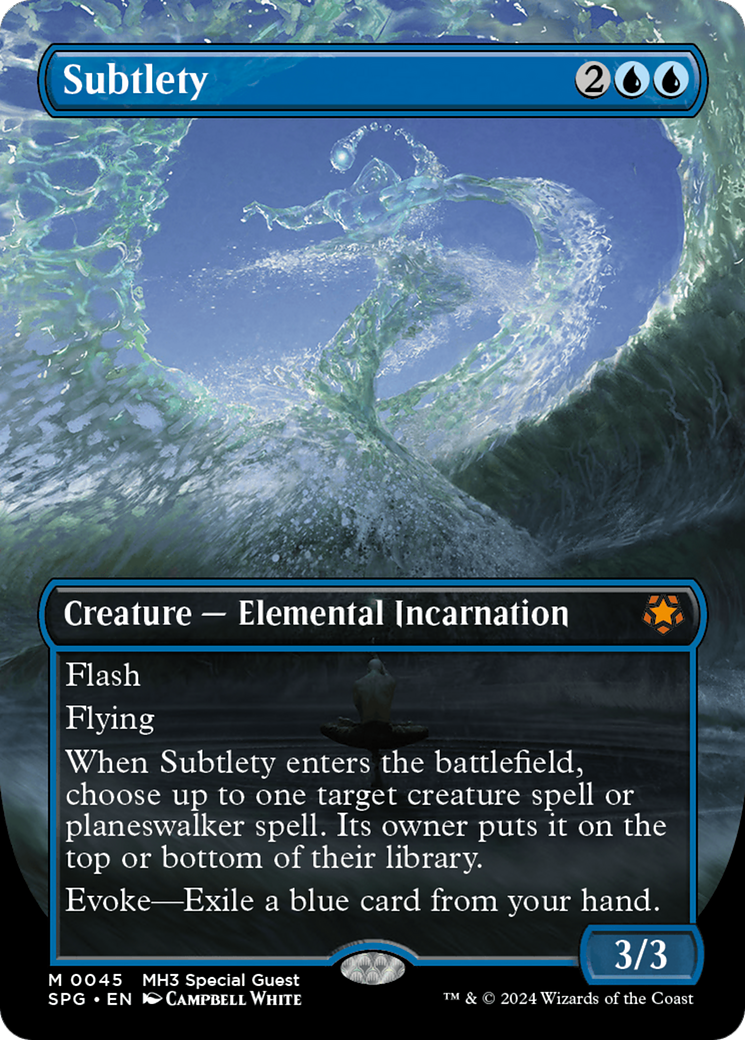 Subtlety (Borderless) [Modern Horizons 3 Special Guests] - Trinity Hobby
