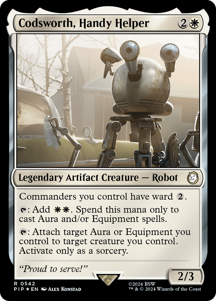 Codsworth, Handy Helper (Surge Foil) [Fallout] - Trinity Hobby