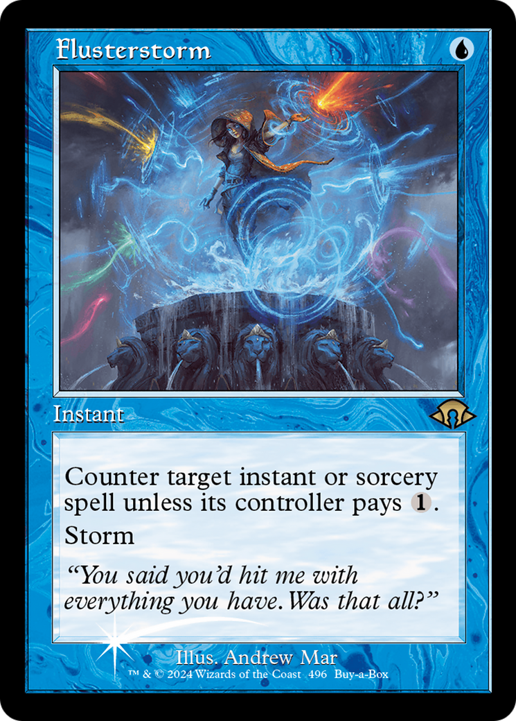 Flusterstorm (Retro Frame) [Modern Horizons 3 Prerelease Promos] - Trinity Hobby