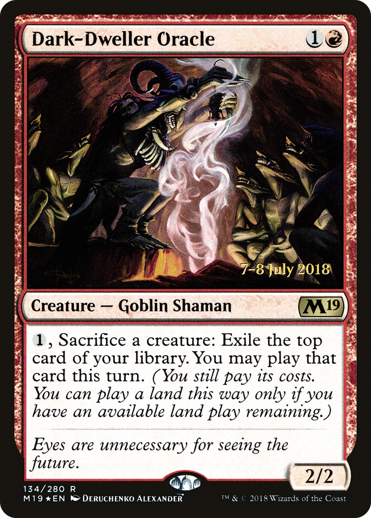 Dark-Dweller Oracle [Core Set 2019 Prerelease Promos] - Trinity Hobby
