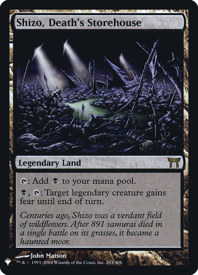 Shizo, Death's Storehouse [Mystery Booster] - Trinity Hobby
