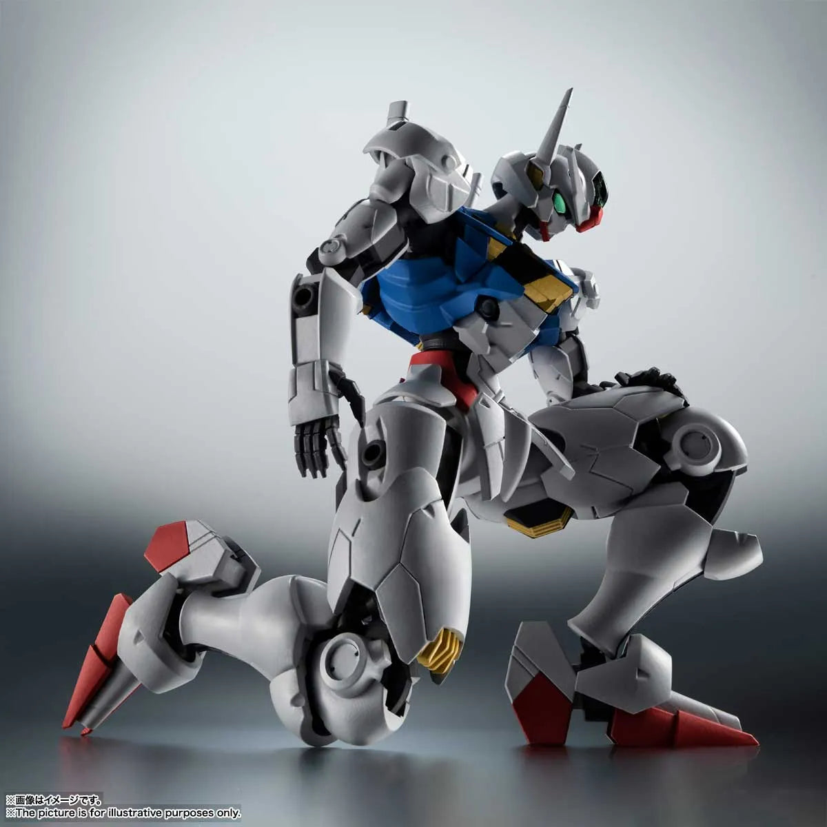 Bandai Spirits Robot Spirits Figurine ＜Side MS＞Gundam Aerial Ver.A.N.I.M.E. "Mobile Suit Gundam: The Witch From Mercury"