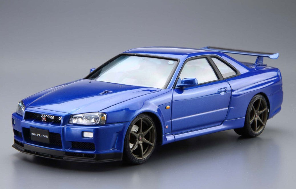 Aoshima 1/24 Nissan BNR34 Skyline GT-R V-spec '02 - Trinity Hobby