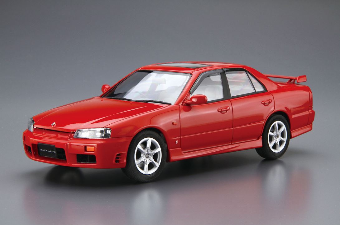 Aoshima 1/24 Nissan ER34 Skyline 25GT-X TURBO '98 - Trinity Hobby