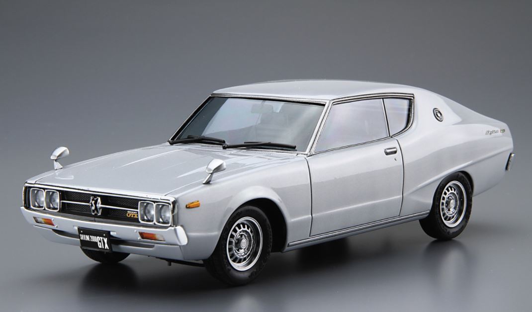 Aoshima 1/24 Nissan GC111 Skyline HT2000GTX-ES '76 - Trinity Hobby