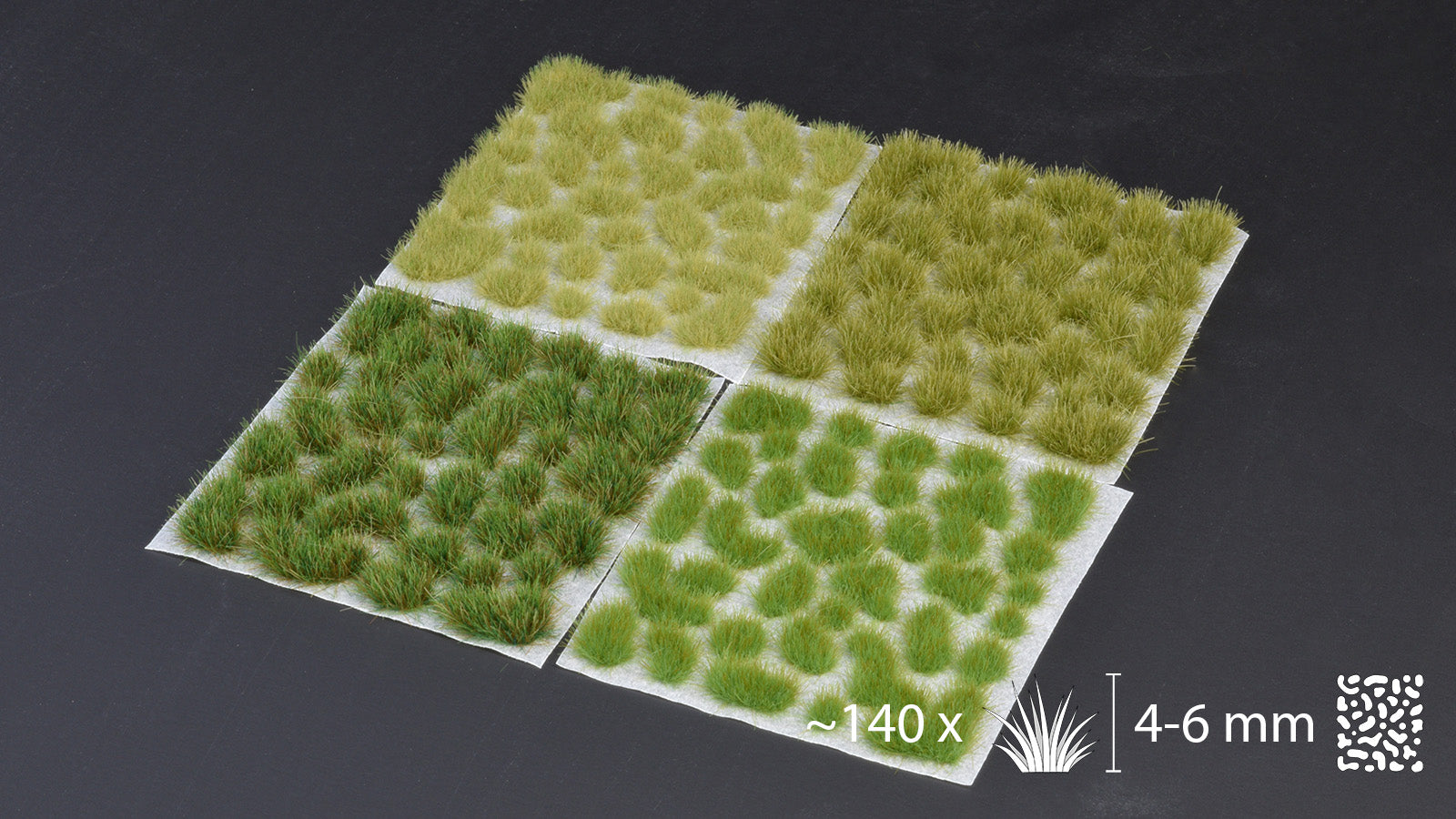 Gamers Grass Green Meadow Tuft Set - Wild - Trinity Hobby