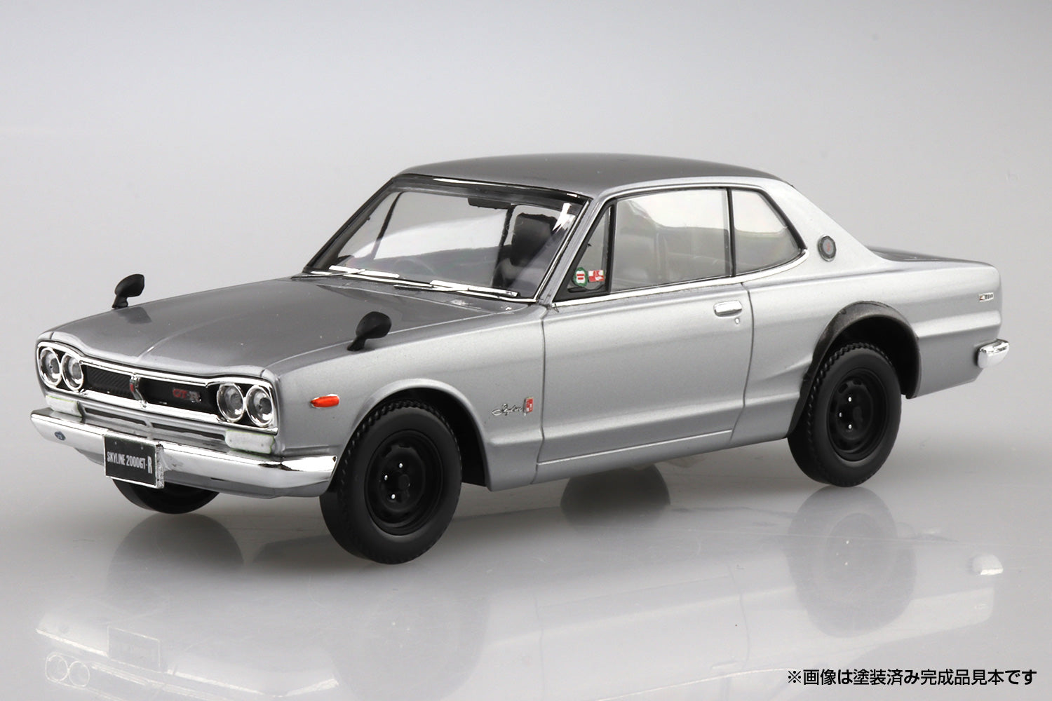 Aoshima 1/32 SNAP KIT #09-A Nissan Skyline 2000 GT-R (SILVER) - Trinity Hobby