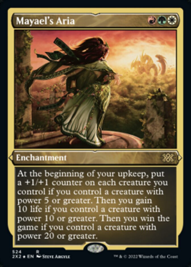 Mayael's Aria (Foil Etched) [Double Masters 2022] - Trinity Hobby