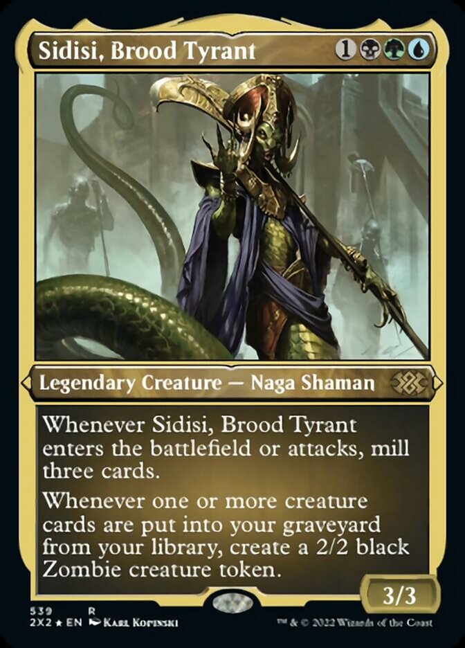 Sidisi, Brood Tyrant (Foil Etched) [Double Masters 2022] - Trinity Hobby