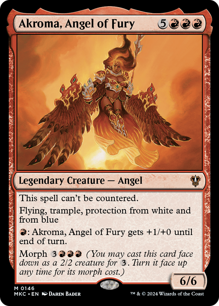 Akroma, Angel of Fury [Murders at Karlov Manor Commander] - Trinity Hobby