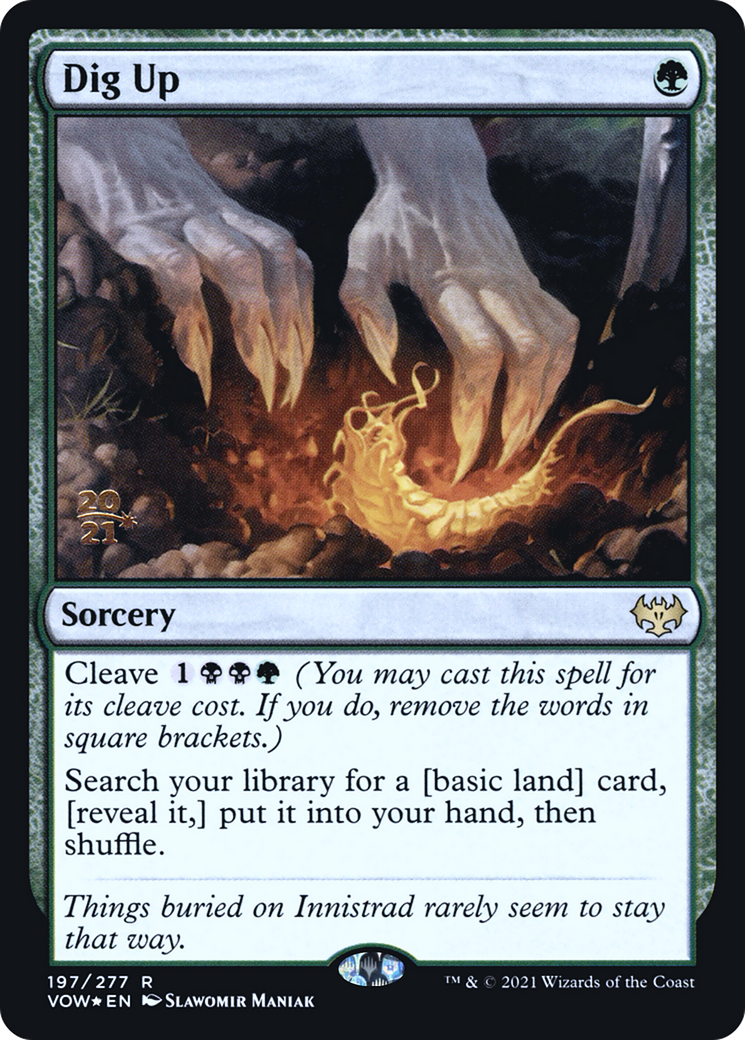 Dig Up [Innistrad : Promos de l'avant-première de Crimson Vow] 