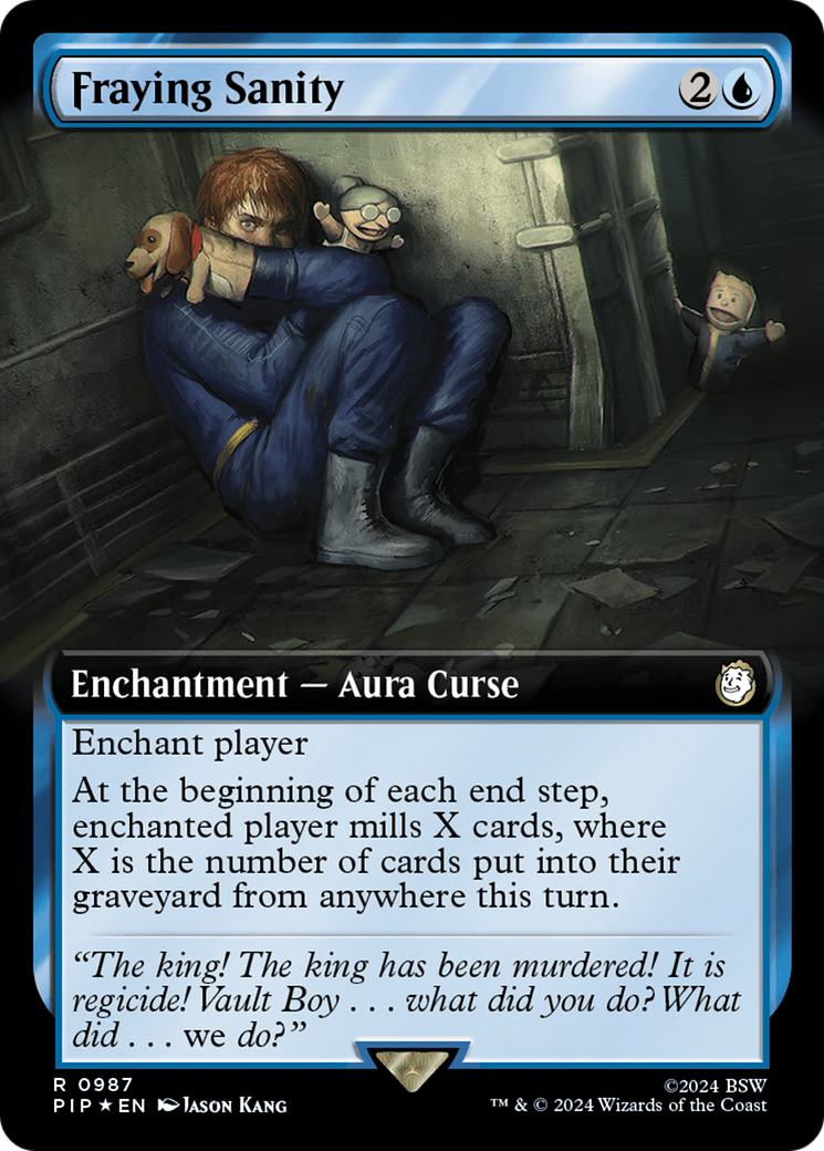 Fraying Sanity (Extended Art) (Surge Foil) [Fallout] - Trinity Hobby
