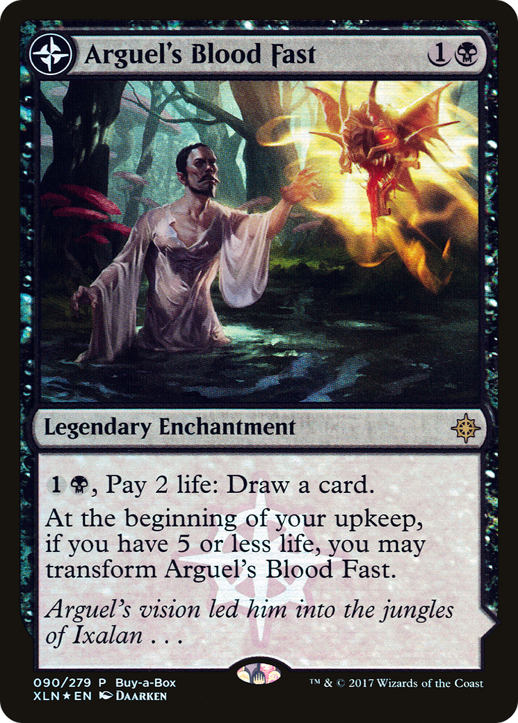 Arguel's Blood Fast // Temple of Aclazotz (Buy-A-Box) [Ixalan Treasure Chest] - Trinity Hobby