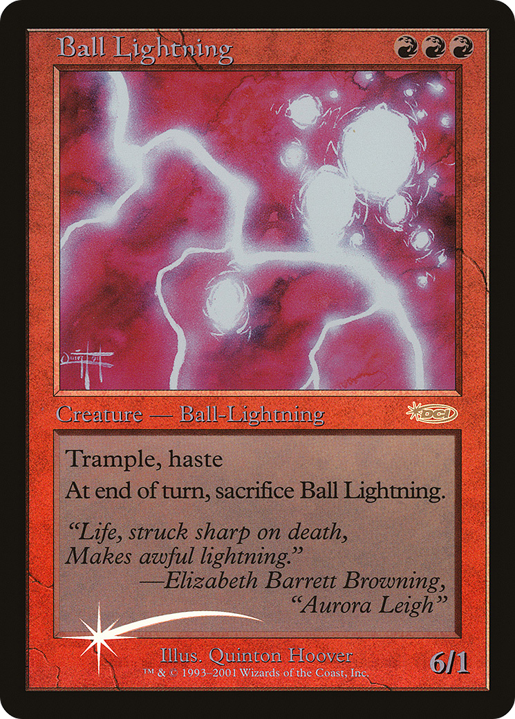 Ball Lightning [Judge Gift Cards 2001] - Trinity Hobby