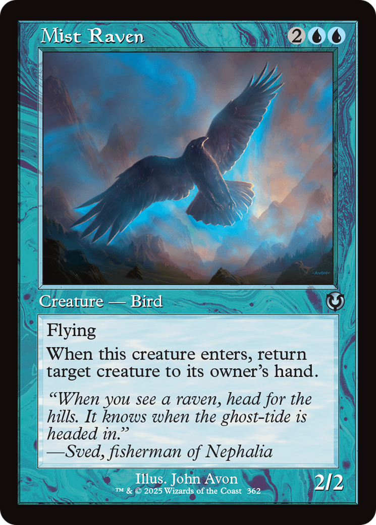 Mist Raven (Retro Frame) [Innistrad Remastered] - Trinity Hobby