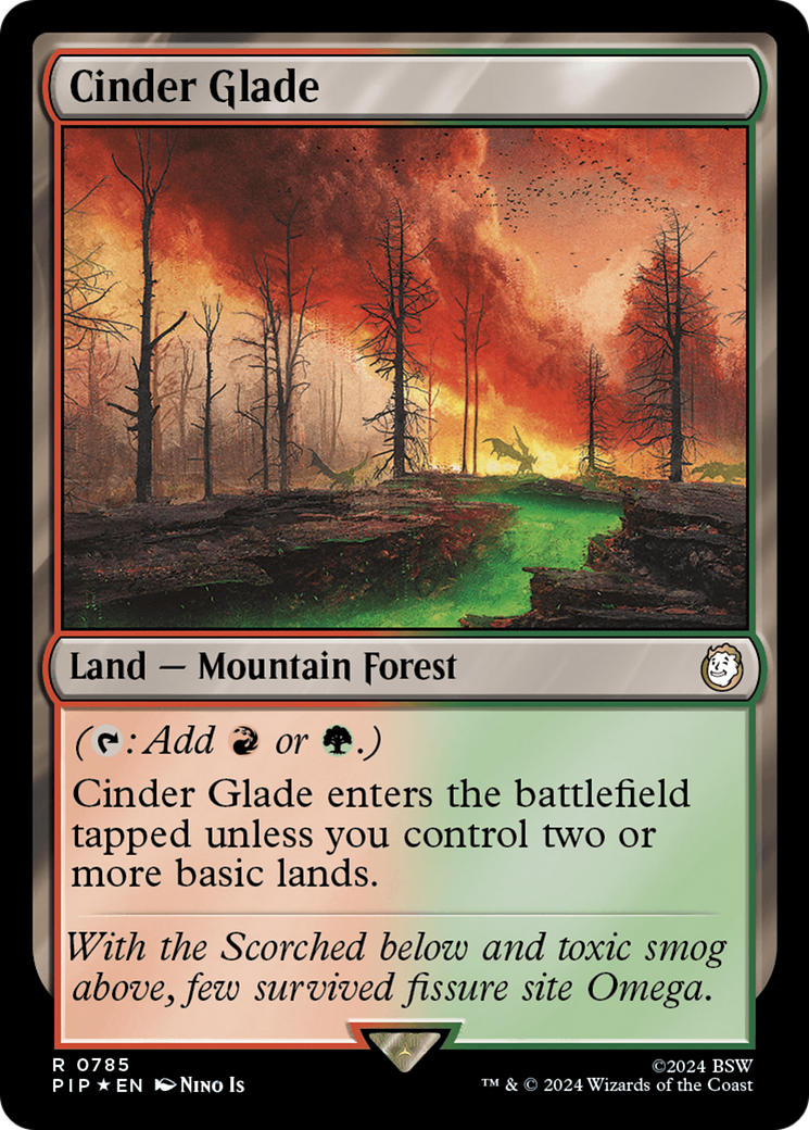 Cinder Glade (Surge Foil) [Fallout] - Trinity Hobby