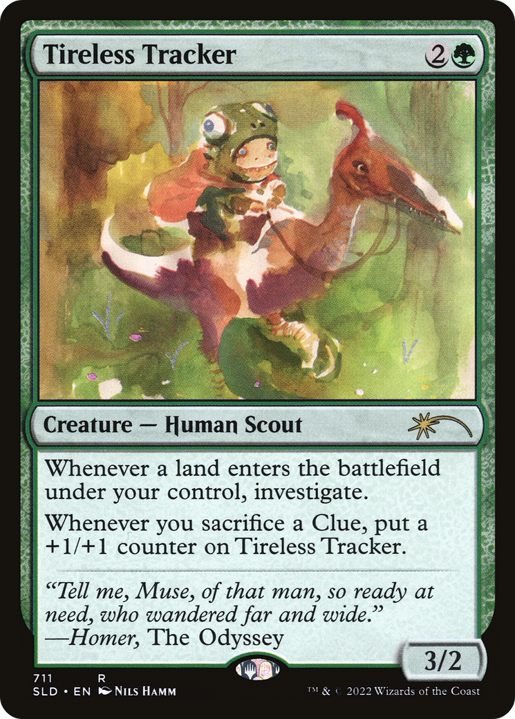 Tireless Tracker (SLD-711) - [Secret Lair Drop] Foil - Trinity Hobby