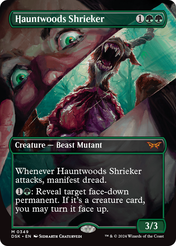 Hauntwoods Shrieker (Borderless) [Duskmourn: House of Horror] - Trinity Hobby