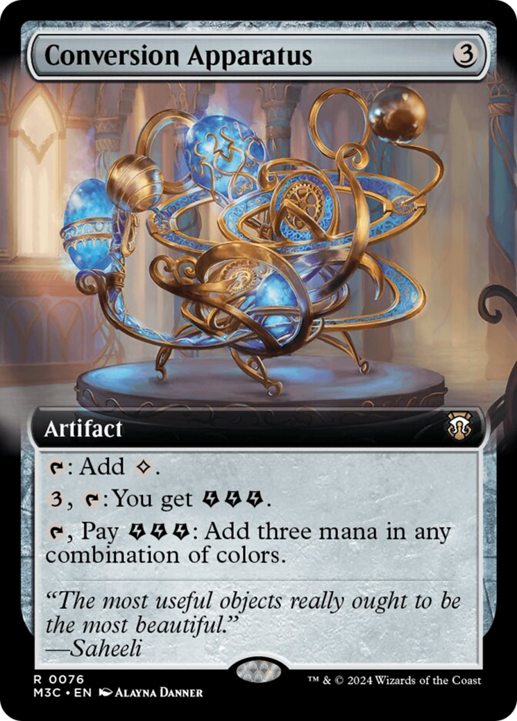 Conversion Apparatus (Extended Art) (Ripple Foil) [Modern Horizons 3 Commander] - Trinity Hobby