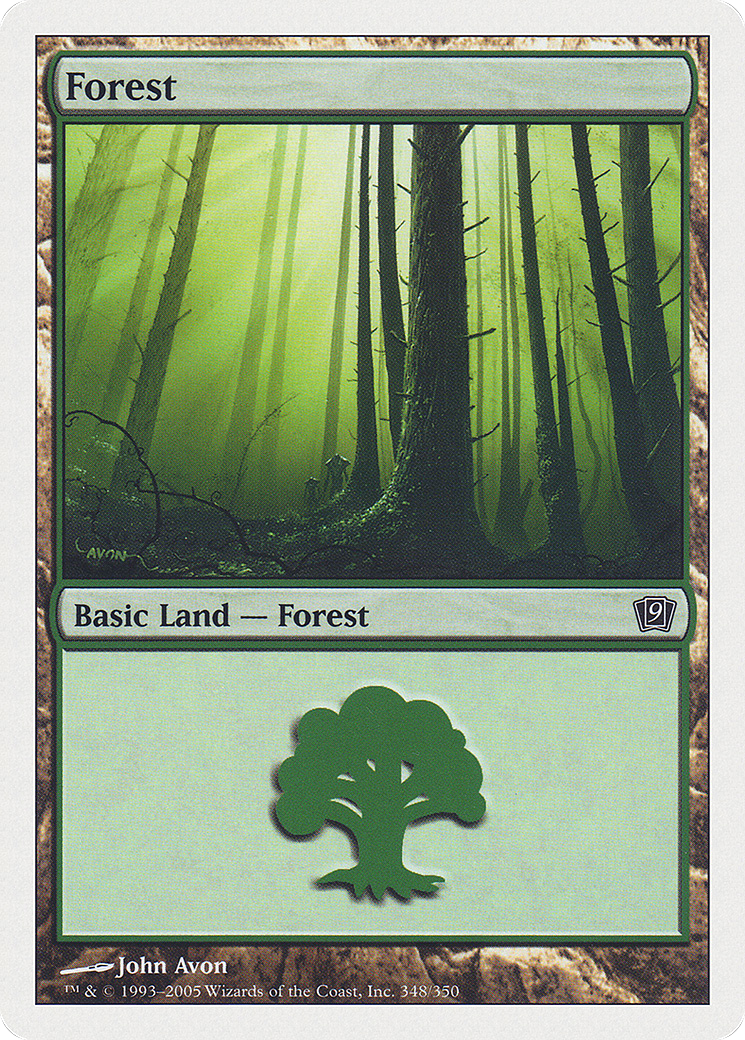 Forest (348) [Ninth Edition] - Trinity Hobby