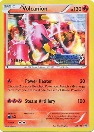 Volcanion (XY145) (Staff) [XY: Black Star Promos] - Trinity Hobby