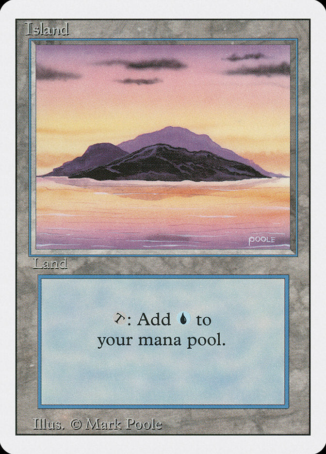 Island (Sunset / Signature on Right) [Revised Edition] - Trinity Hobby