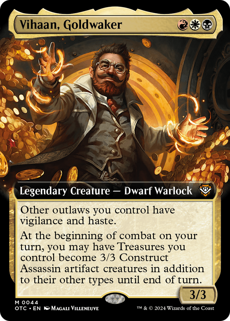 Vihaan, Goldwaker (Extended Art) [Outlaws of Thunder Junction Commander] - Trinity Hobby