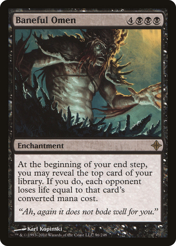 Baneful Omen [Rise of the Eldrazi] - Trinity Hobby