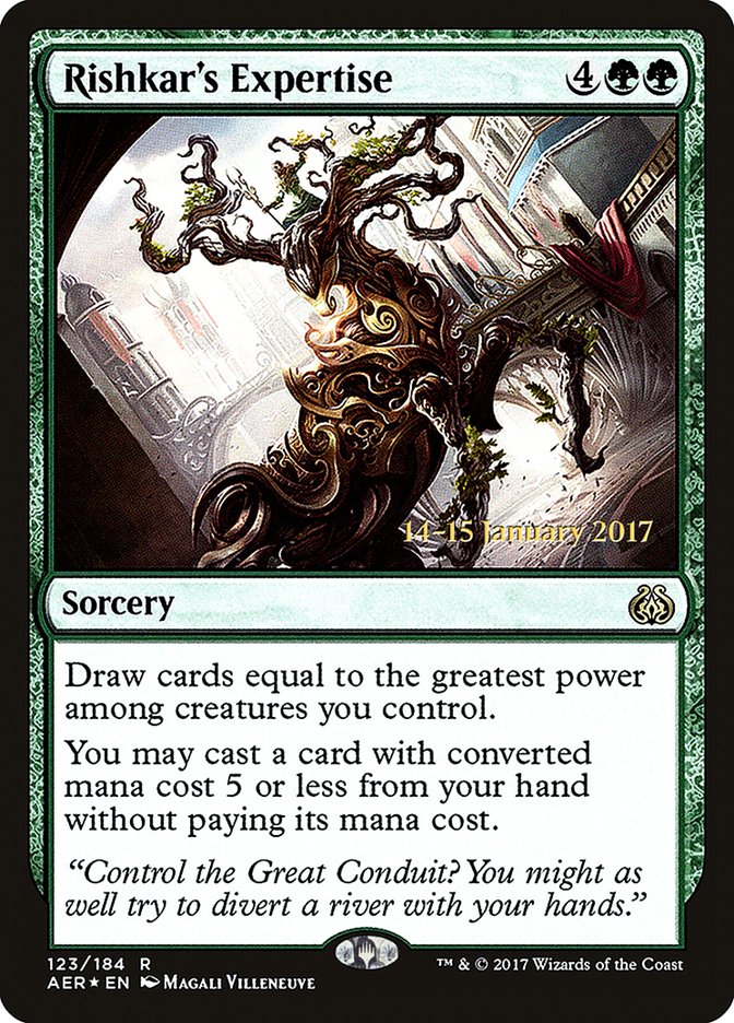 Rishkar's Expertise [Aether Revolt Prerelease Promos] - Trinity Hobby
