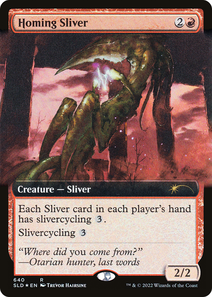 Homing Sliver (Extended Art) [Secret Lair Drop Promos] - Trinity Hobby