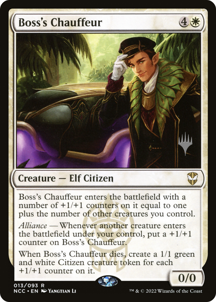 Boss's Chauffeur (Promo Pack) [Streets of New Capenna Commander Promos] - Trinity Hobby