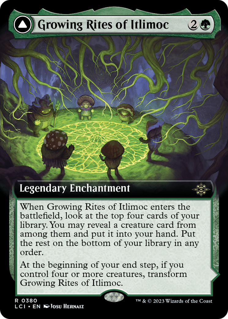 Growing Rites of Itlimoc // Itlimoc, Cradle of the Sun (Extended Art) [The Lost Caverns of Ixalan] - Trinity Hobby