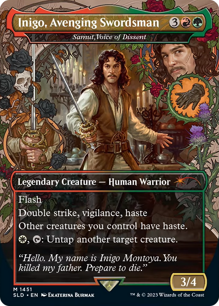Inigo, Avenging Swordsman - Samut, Voice of Dissent [Secret Lair Drop Series] - Trinity Hobby