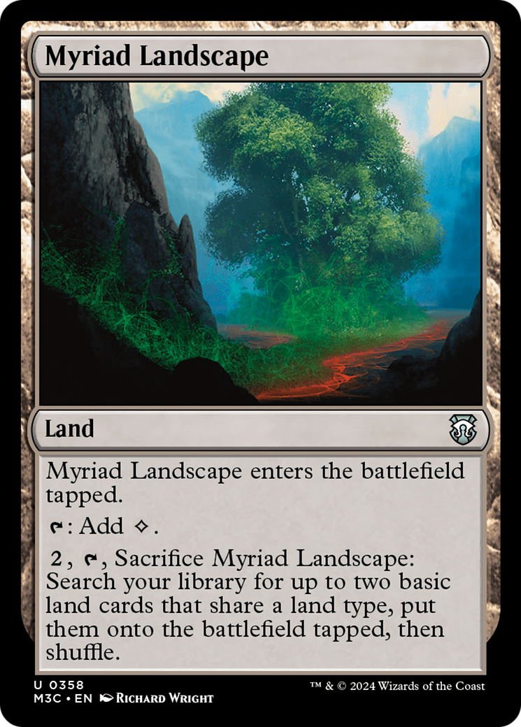 Myriad Landscape  [Foil]  (M3C-358) - [Modern Horizons 3 Commander] - Trinity Hobby
