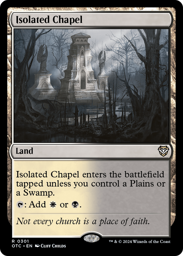 Isolated Chapel [Outlaws of Thunder Junction Commander] - Trinity Hobby