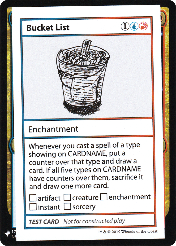 Bucket List [Mystery Booster Playtest Cards] - Trinity Hobby