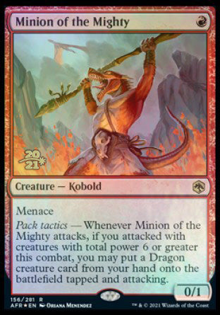 Minion of the Mighty [Dungeons & Dragons: Adventures in the Forgotten Realms Prerelease Promos] - Trinity Hobby